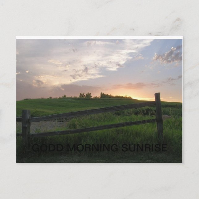 POSTAL BUOD MAORNING SUNRISE (Anverso)