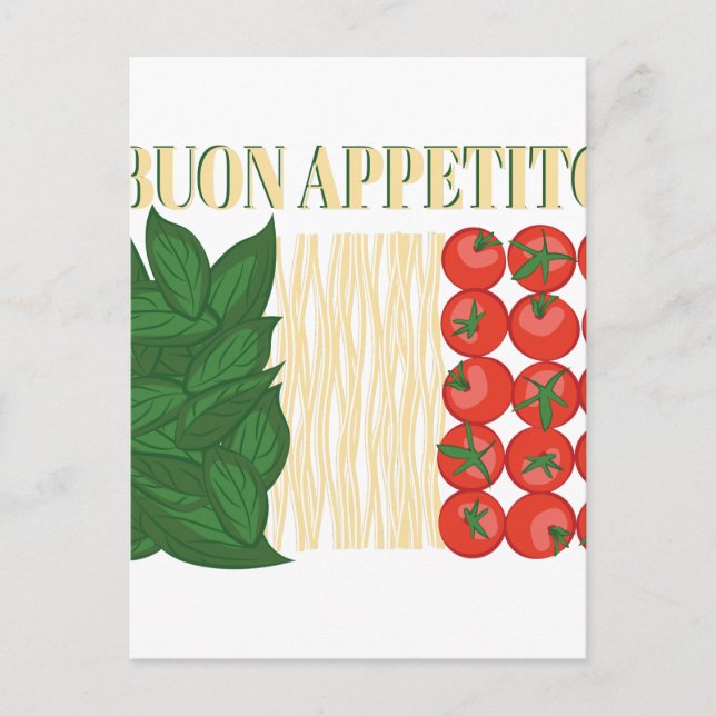 Postal Buon Appetito (Anverso)