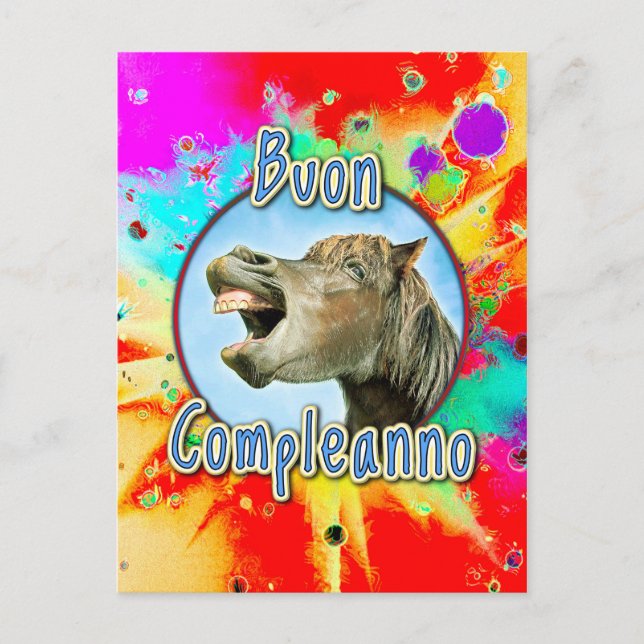Postal Buon Compleanno (Anverso)