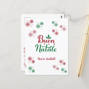 Postal Buon Natale Italia Feliz Navidad