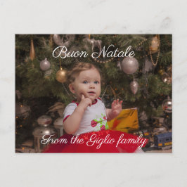 Postal Buon natale | su foto