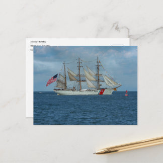 Postal Buque alto USCGC Eagle