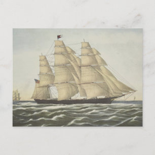 Postal Buque Clipper, Nube Voladora