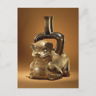 Postal Buque con puma, Chavin Culture, c.90 a.C.