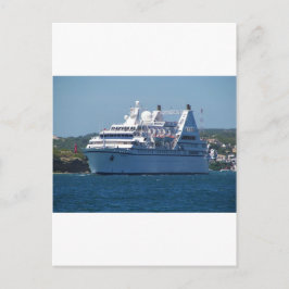 Postal Buque de crucero sale de Mahon