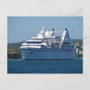 Postal Buque de crucero sale de Mahon