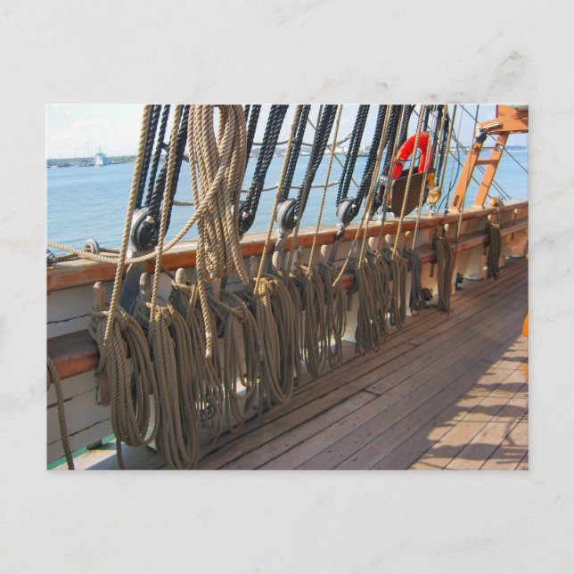 Postal Buque de entrenamiento de vela "Jeannie Johnston", (Anverso)