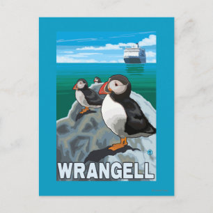Postal Buque de submarinismo y cruceros - Wrangell, Alask