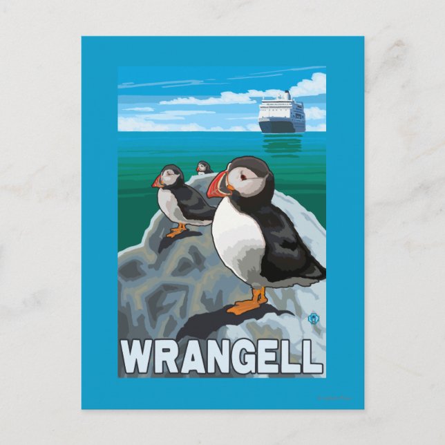 Postal Buque de submarinismo y cruceros - Wrangell, Alask (Anverso)