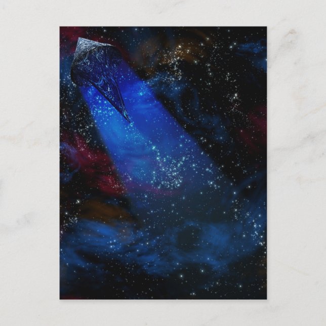 Postal Buque espacial (Anverso)