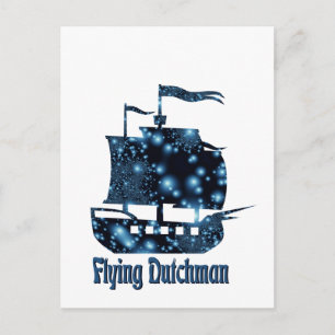 Postal Buque holandés volador
