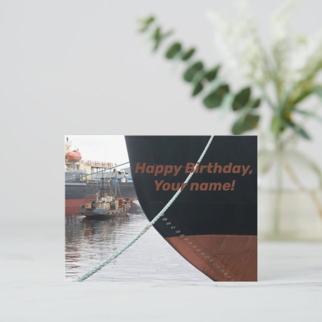 Postal Buques (Anverso de pie)