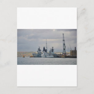 Postal Buques De Guerra De Portsmouth