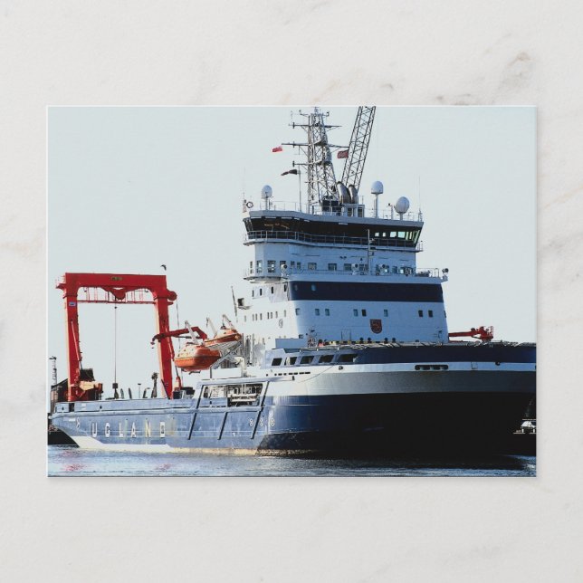 Postal Buques de motor, muelles de Edinburgh Leith (Anverso)