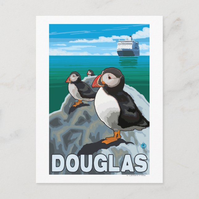 Postal Buques de ultramar y cruceros - Douglas, Alaska (Anverso)