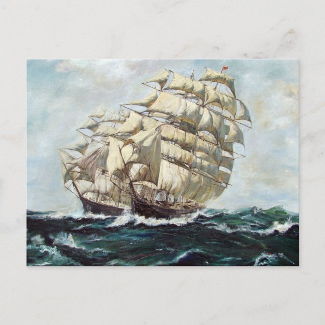 Postal Buques de vela (Anverso)