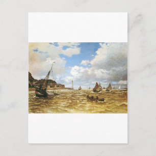 Postal Buques náuticos Boca Monet del Sena 1865