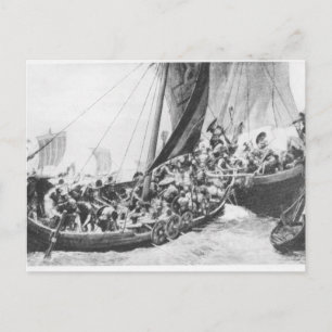 Postal Buques vikingos