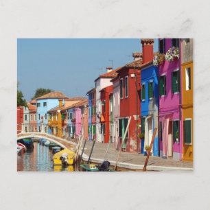 Postal Burano colorido