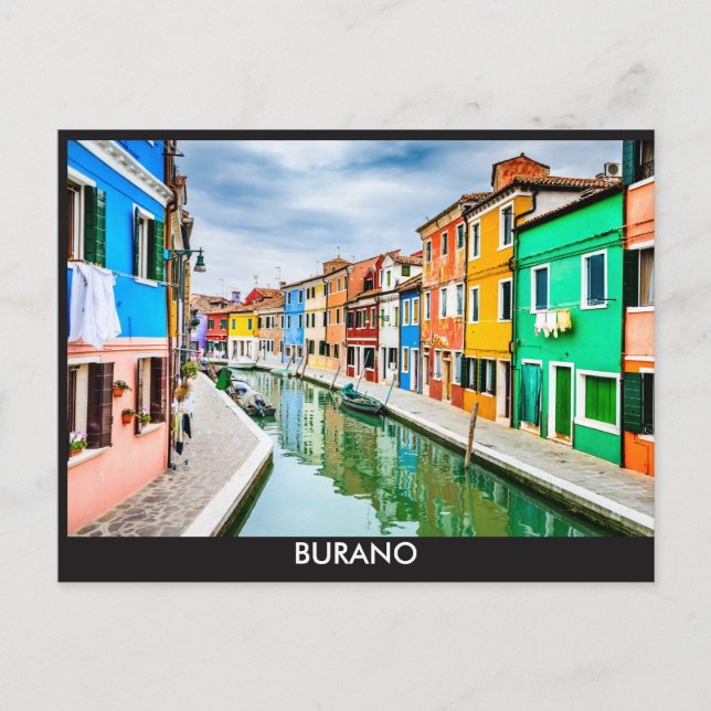 Postal Burano (Italia) (Anverso)