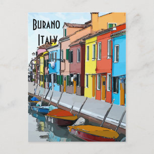 Postal Burano, Italia, editar texto