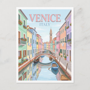 Postal Burano Venecia Italia