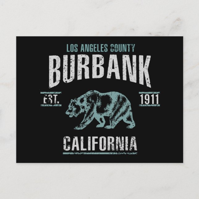 Postal Burbank (Anverso)
