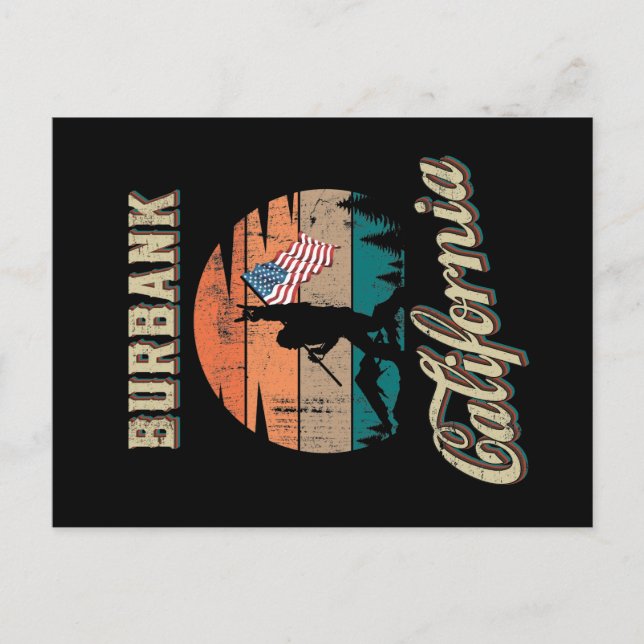 Postal Burbank California (Anverso)