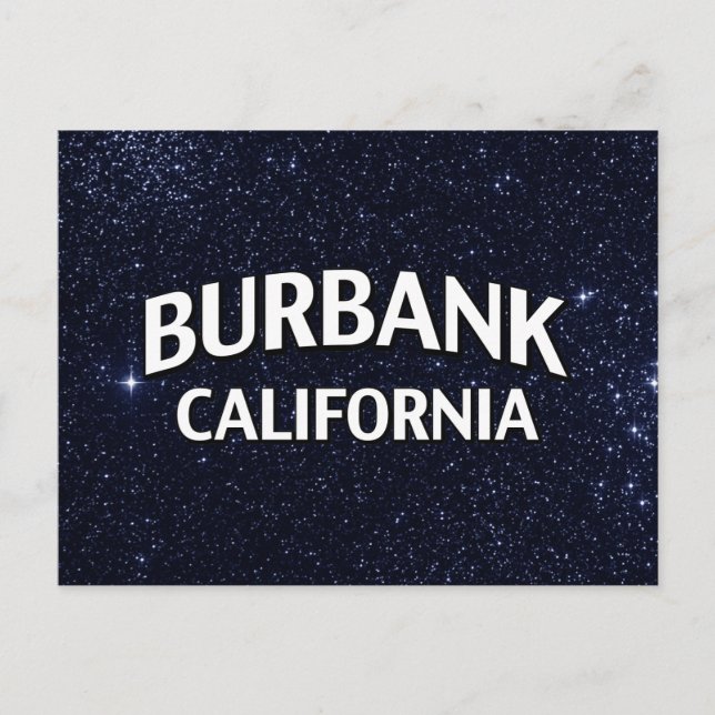 Postal Burbank California (Anverso)