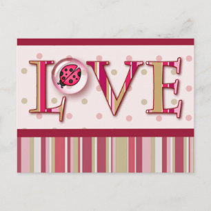 POSTAL BURBUJA DE AMOR Y HUELLAS DE SHARON SHARPE