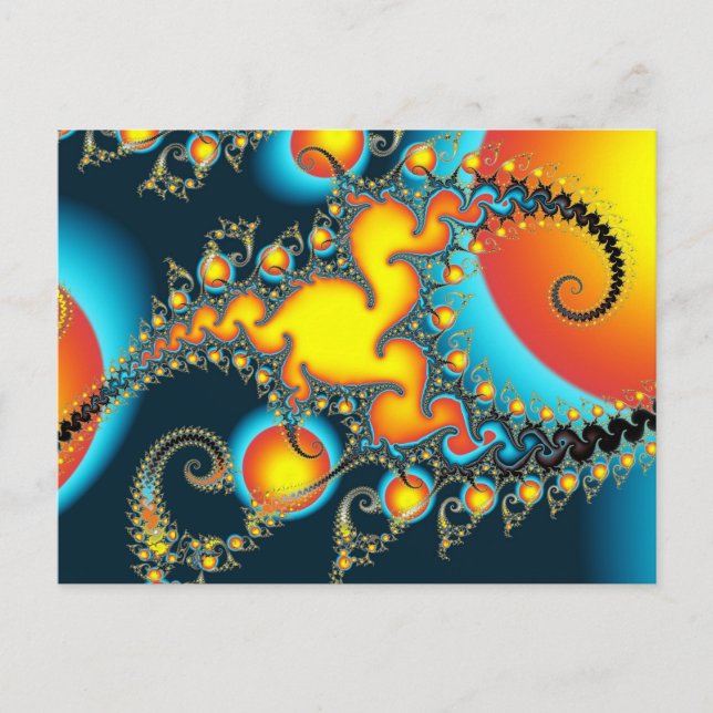 Postal Burbuja de fuego (Anverso)