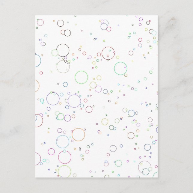 Postal Burbujas (Anverso)