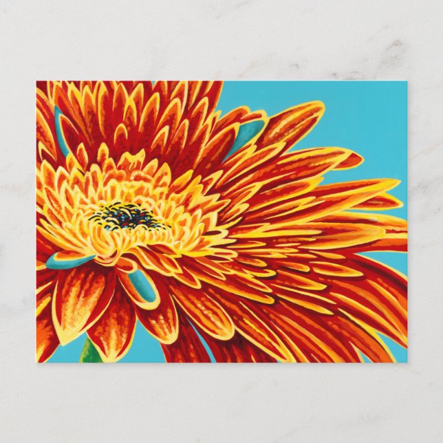 Postal Burbujas de color I (Anverso)