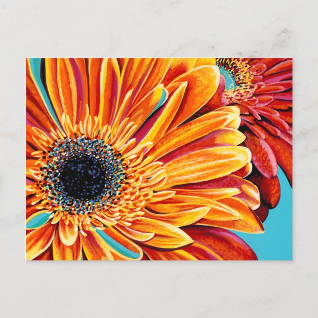 Postal Burbujas de color II (Anverso)