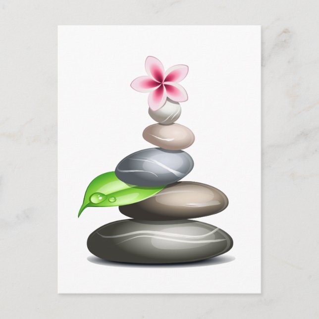 Postal Burbujas de colores (Anverso)