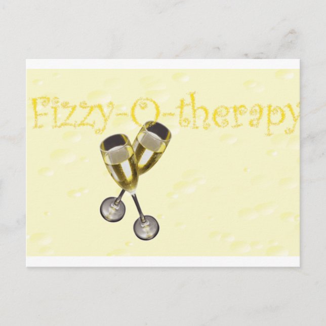Postal Burbujas de Fizzy-o-terapia (Anverso)