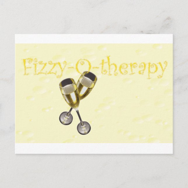Postal Burbujas de Fizzy-o-terapia (Anverso)