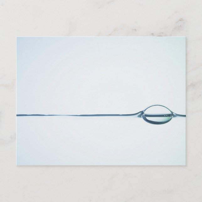 Postal Burbujas en la superficie del agua (Anverso)