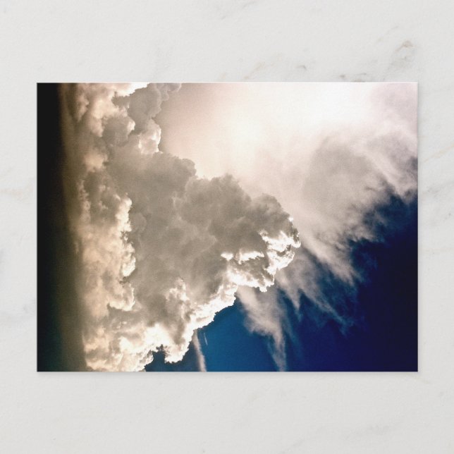 Postal "Burda de nubes" (Anverso)