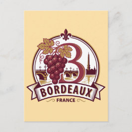 Postal Burdeos Francia