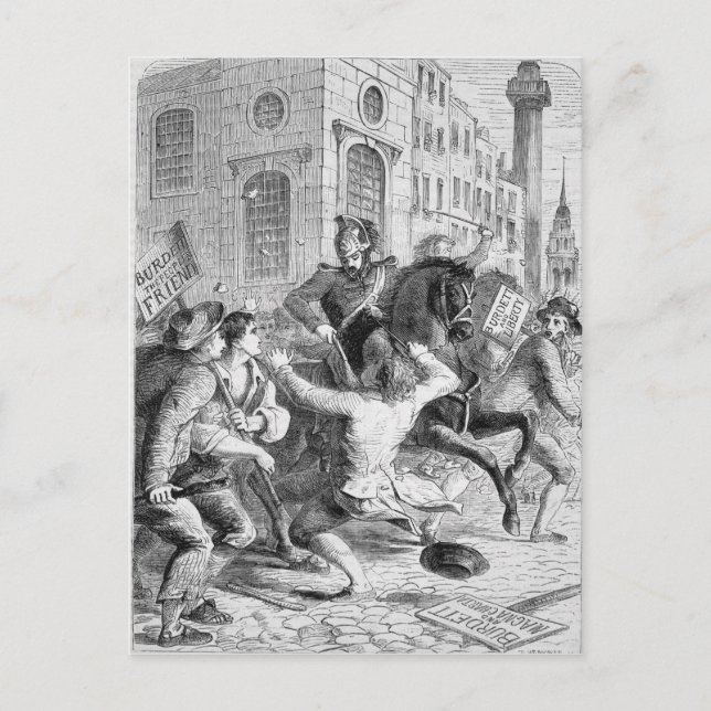 Postal Burdett Riot, 1810 (Anverso)