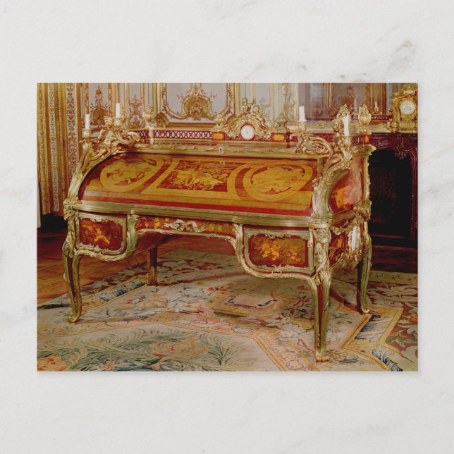 Postal Bureau du Roi por Oeben y Riesener (Anverso)