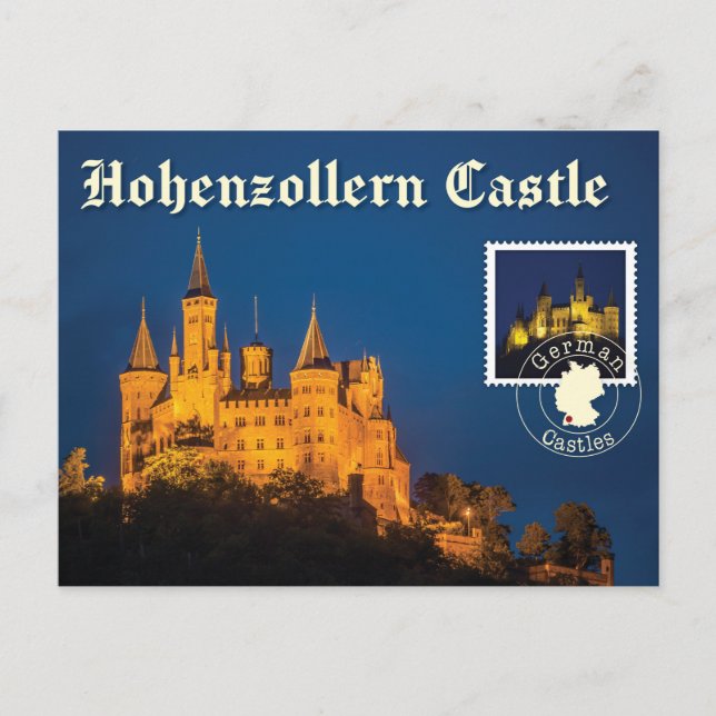 Postal Burg Hohenzollern  (Anverso)