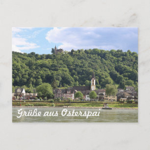 Postal Burg Osterspai am Rhein