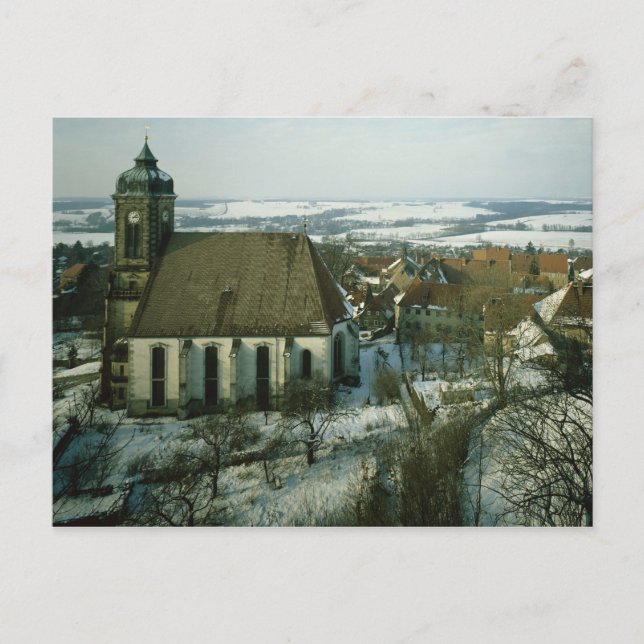 Postal Burg Stolpen, construido en c.1100 (Anverso)