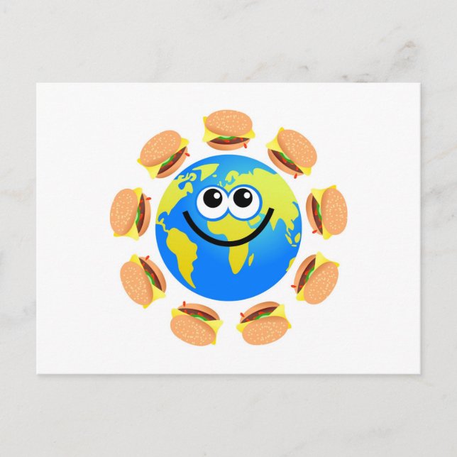 Postal Burger Globe (Anverso)