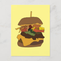 Burger Hamburger Burger Burger Love Ilustracion