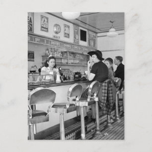 Postal Burger Joint de los años 40