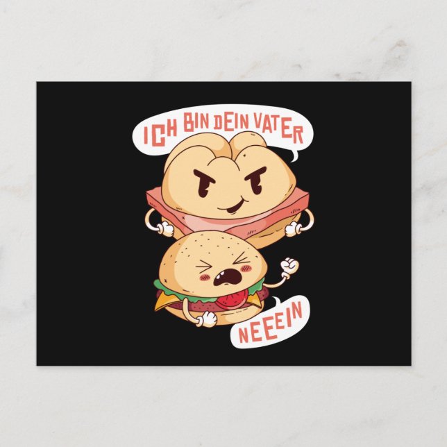 Postal Burger Leberkase (Anverso)