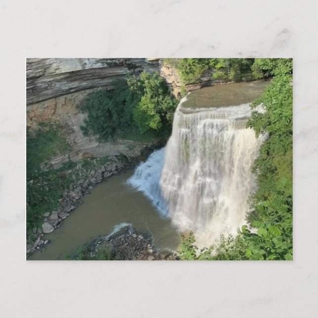 Postal Burgess Falls Postcard (Anverso)